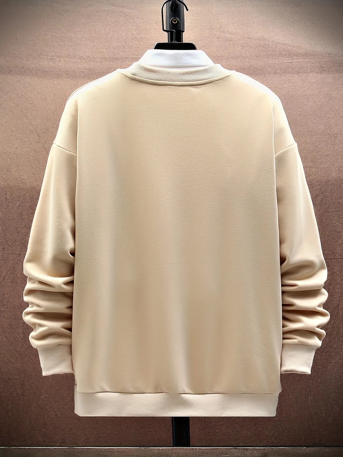 Mens Printed Sweatshirt - MIRPWS40 - Cream